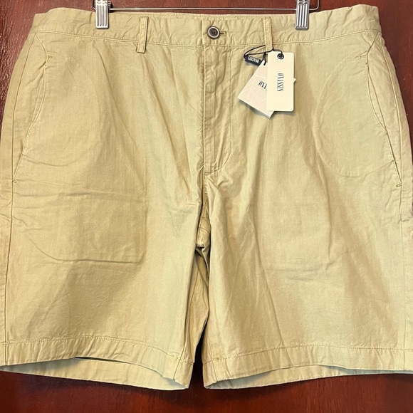 Men’s Onassis 100% Cotton Sage Green Shorts
